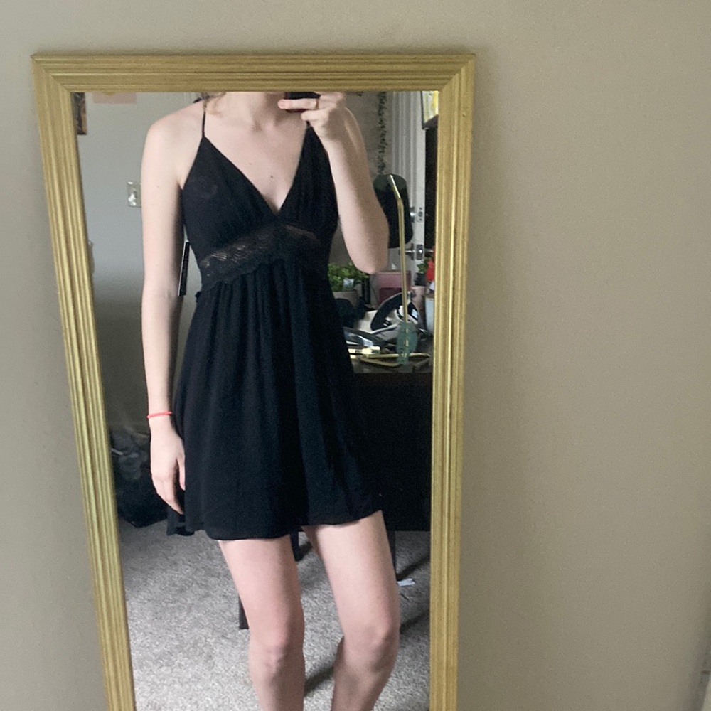 BRAND NEW Lulus black dress